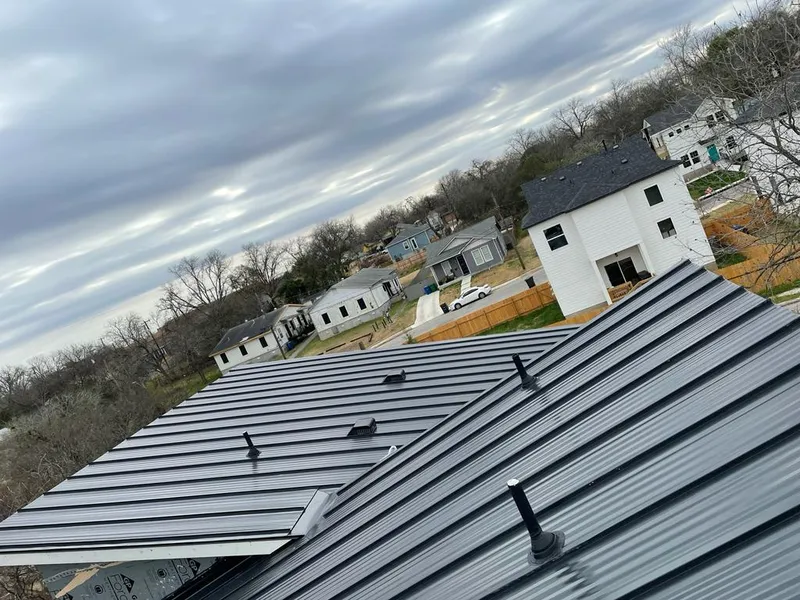 Standing seam metal roof panels with vents for Skylight Repair in White Marsh